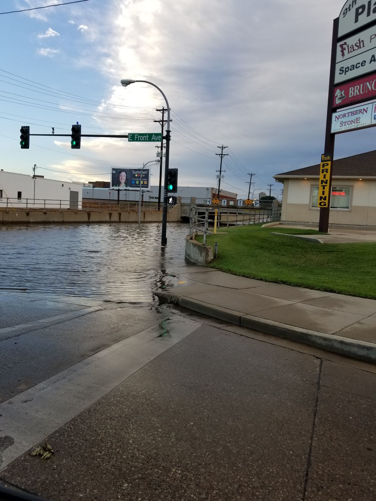 Bismarck flooding 7-3-2018